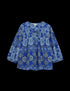 Pure Cotton Printed V-Neck Blouse